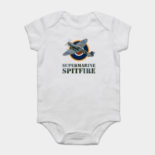 Supermarine Spitfire and Roundel Baby Bodysuit